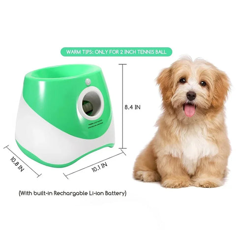 Máquina de lançamento automática para brinquedos de animais de estimação para cães