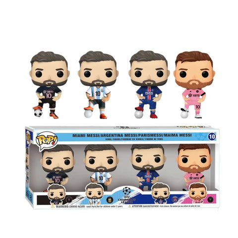 Lionel mess Figuras 4pack POP Coleção Modelo