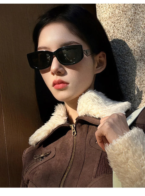 Sunglasses For Women Acetate Frame New Square Style Polarized Sun Glasses UV400 Protect Eyewear