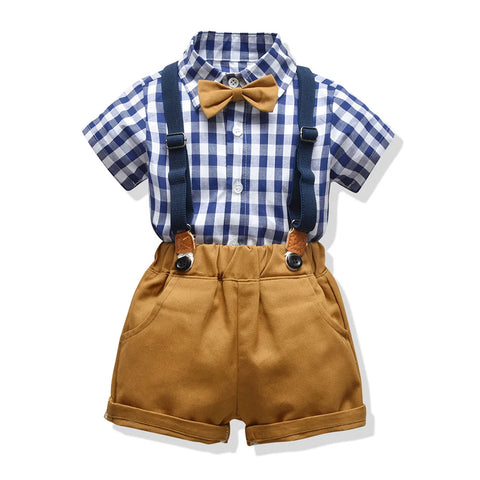 Traje formal para niño y niño, traje para niño pequeño, camisa blanca y pantalones, trajes de ceremonia para niño