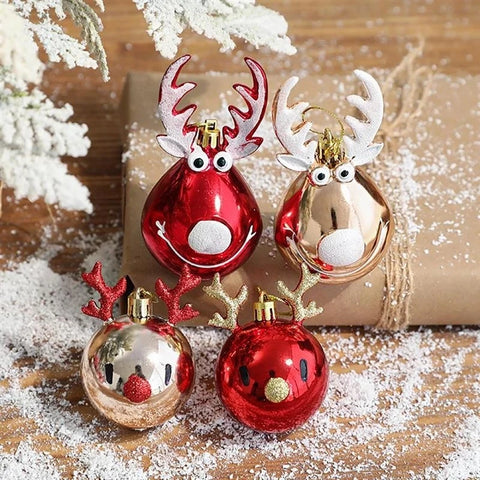 Elk Christmas Balls  Pendant  Christmas Decorations