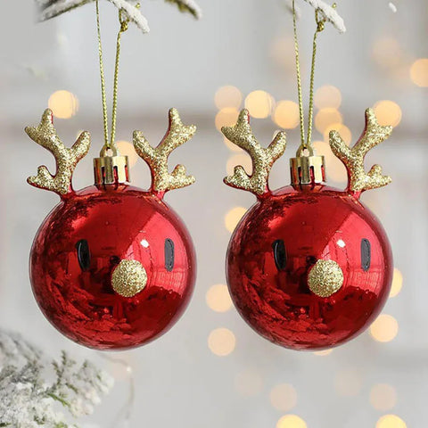 Elk Christmas Balls  Pendant  Christmas Decorations