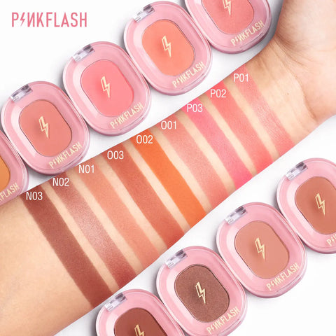 Peach Blush Palette Oil-control Minerals Pigment Face Cheek Blusher Powder Contour Makeup Women Cosmetics