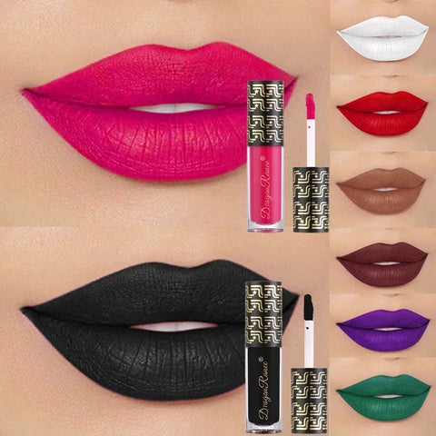 Matte Liquid Lipstick Makeup Lip Glaze Moisturizing Waterproof Durable Lip