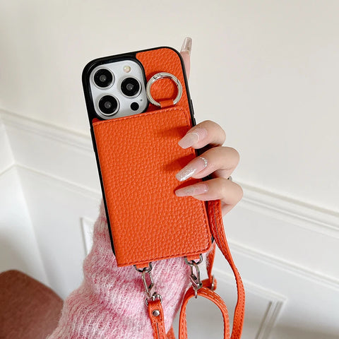 Funda para móvil iPhone con espejo de maquillaje