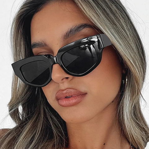 Sexy Cat Eye Sunglasses Brand Designer Small Oval