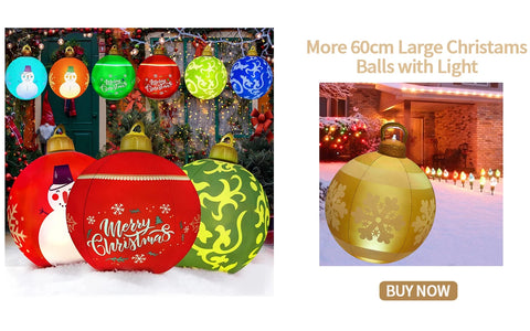 Christmas Inflatable Decorated Big Balls   Outdoor