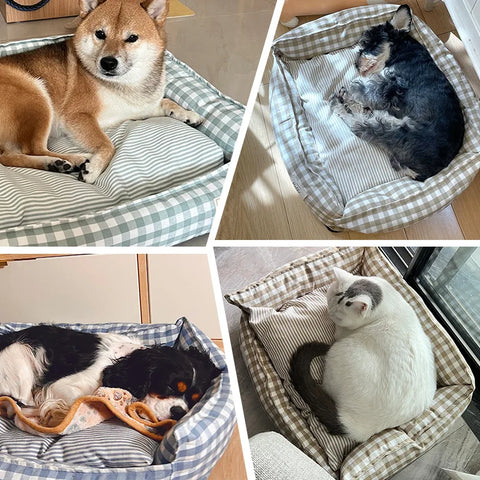 Cama para cães e gatos, canil para casa de cachorro, sofá para animais de estimação, móveis para dormir, acessórios para animais de estimação