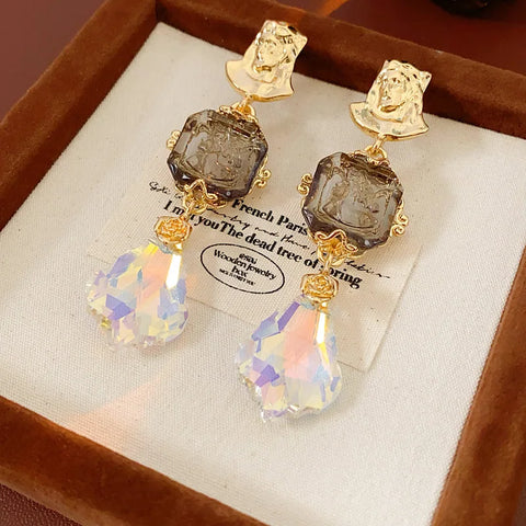 Artificial Crystal Earrings