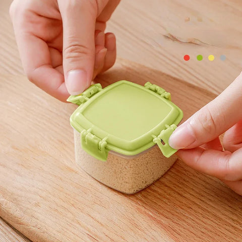 Mini plástico molho squeeze garrafa tempero caixa salada recipientes para churrasco ao ar livre bento lancheira acessórios