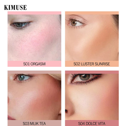 Liquid Blush Peach Pink Cream Face Makeup Blush Cheek Contour Blush Cosmetics Blusher Cream Makeup Rouge Cheek Tint Blush