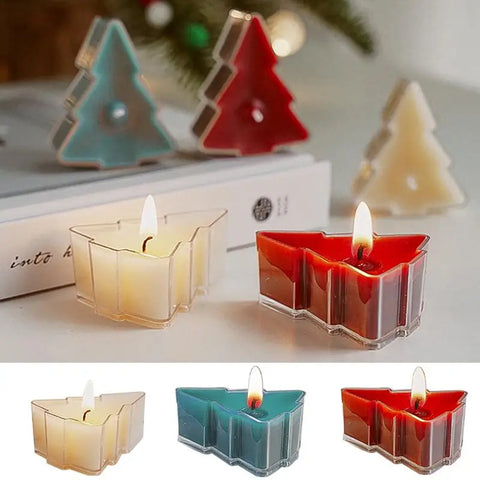 Creative Christmas Tree Fragrant Candles Small Scented Candles Christmas Ornaments