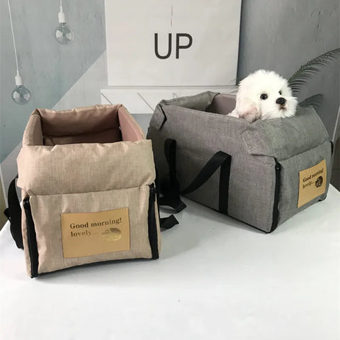 Portable Safety Car Seat and Bed for Transporting Pets, Very Comfortable