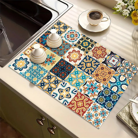 Absorbent Mat for Kitchen Countertop - EveryWares