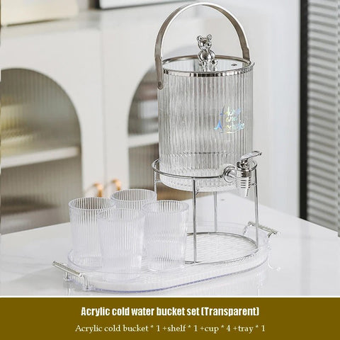 Acrylic Cold Drinks Bottle With Faucet Drinks Dispenser - EveryWares