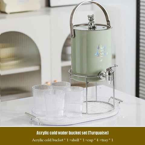 Acrylic Cold Drinks Bottle With Faucet Drinks Dispenser - EveryWares