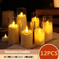 Acrylic Simulation Candle Electronic LED Flameless Light - EveryWares