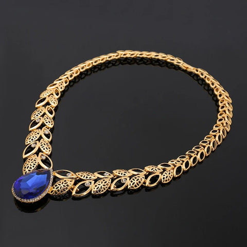 African 18K Gold Plated Jewelry Set - EveryWares