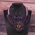 African Flower Necklace and Earrings Jewelry Sets - EveryWares