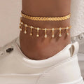 Anklet Foot Chain Summer Bracelet Tassel - EveryWares