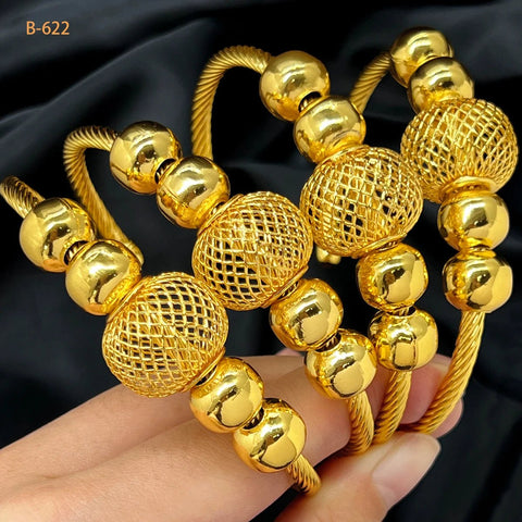 Arabic/Nigerian Gold Color Bracelets - EveryWares