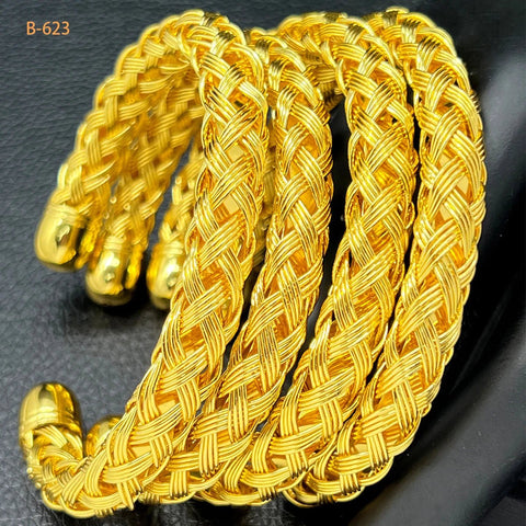 Arabic/Nigerian Gold Color Bracelets - EveryWares