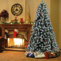 Artificial Christmas Pine Tree Xmas Tree with Sturdy Metal Stand - EveryWares