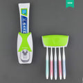 Automatic Dispenser Toothpaste and Toothbrush Wall Holder - EveryWares