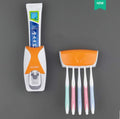 Automatic Dispenser Toothpaste and Toothbrush Wall Holder - EveryWares