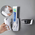 Automatic Dispenser Toothpaste and Toothbrush Wall Holder - EveryWares