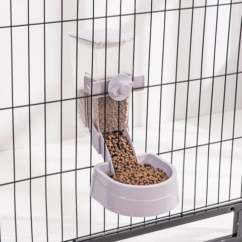 Automatic Pet Bowls Cage Hanging Feeder Pet Water Bottle Food Container Dispenser Bowl For Puppy Cats Rabbit Pet Feeding Product - EveryWares