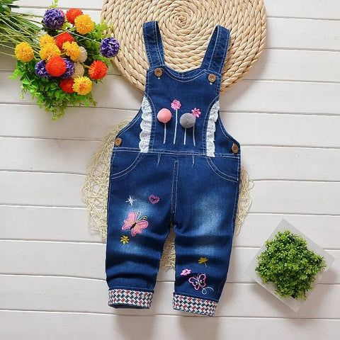 Autumn Cartoon Children Overall Baby Belt Pants Baby Boy Girl Pant Kids Overalls Infant Clothing Baby Clothes - EveryWares