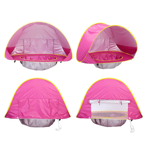 Baby Beach Tent Waterproof Pop Up sun Awning Tent with Pool - EveryWares