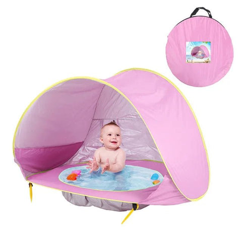 Baby Beach Tent Waterproof Pop Up sun Awning Tent with Pool - EveryWares