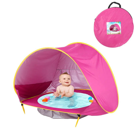 Baby Beach Tent Waterproof Pop Up sun Awning Tent with Pool - EveryWares