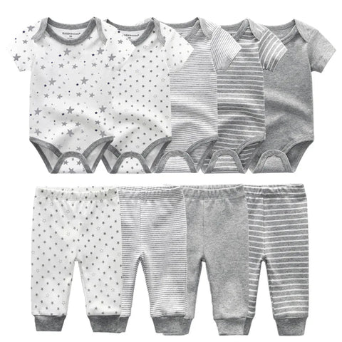 Baby clothes bodysuits and pants outfits toddler baby clothing cotton infant romper sets - EveryWares