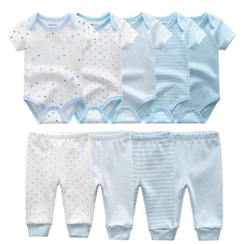 Baby clothes bodysuits and pants outfits toddler baby clothing cotton infant romper sets - EveryWares