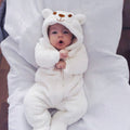 Baby clothes warm and thick one - piece cotton clothes plus velvet romper winter - EveryWares