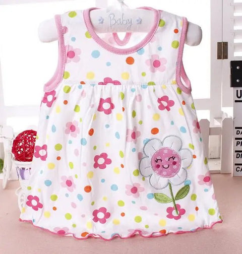 Baby Dress 3 - 24 Months Embroidered Cotton in Various Models - EveryWares