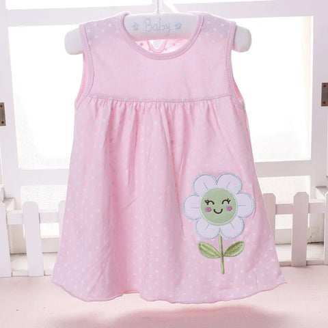 Baby Dress 3 - 24 Months Embroidered Cotton in Various Models - EveryWares