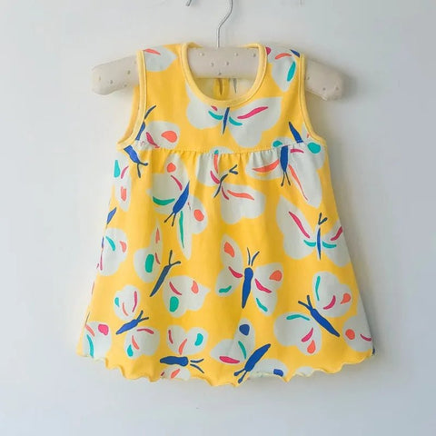 Baby Dress Embroidered Summer Cotton Dress 3 - 12 Months - EveryWares