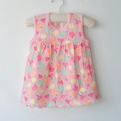 Baby Dress Embroidered Summer Cotton Dress 3 - 12 Months - EveryWares