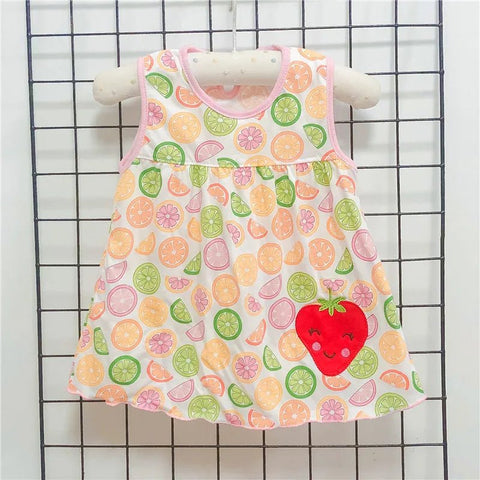 Baby Dress Embroidered Summer Cotton Dress 3 - 12 Months - EveryWares