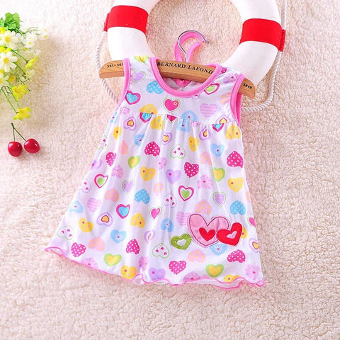 Baby Dress Embroidered Summer Cotton Dress 3 - 12 Months - EveryWares