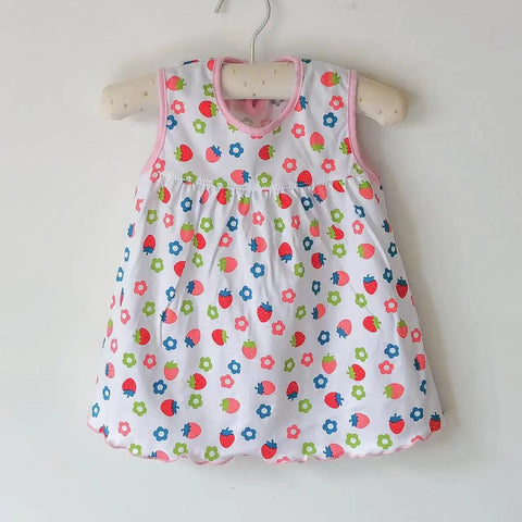 Baby Dress Embroidered Summer Cotton Dress 3 - 12 Months - EveryWares