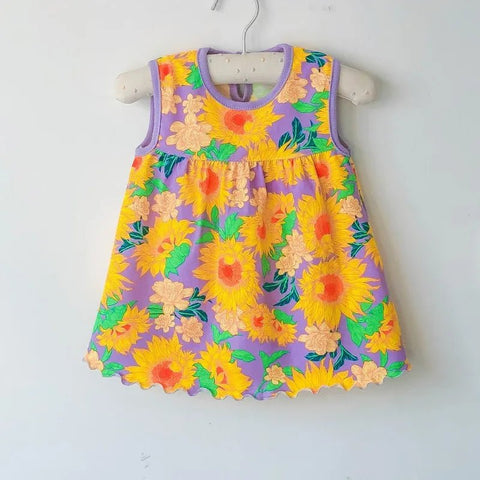 Baby Dress Embroidered Summer Cotton Dress 3 - 12 Months - EveryWares