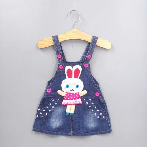 Baby Girl Dress Clothes Jeans Skirts Children Kids Girls Denim Clothing Skirt Toddler Infant Jumper Skirt - EveryWares