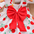 Baby Girl Dress Fruit Print Cotton Fashion Dress Summer New Comfortable Breathable Clothes - EveryWares