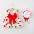 Baby Girl Dress Fruit Print Cotton Fashion Dress Summer New Comfortable Breathable Clothes - EveryWares