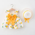 Baby Girl Dress Fruit Print Cotton Fashion Dress Summer New Comfortable Breathable Clothes - EveryWares